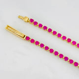 Tennis Bracelet 4.5g / 6 3/4 in / 2.2mm 18K Yellow Gold