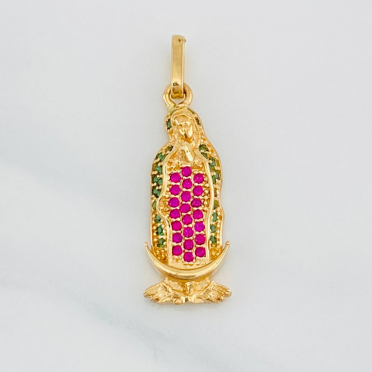 Pendant Virgin Guadalupe 2.35g / 1 1/4 in Yellow Gold 18K