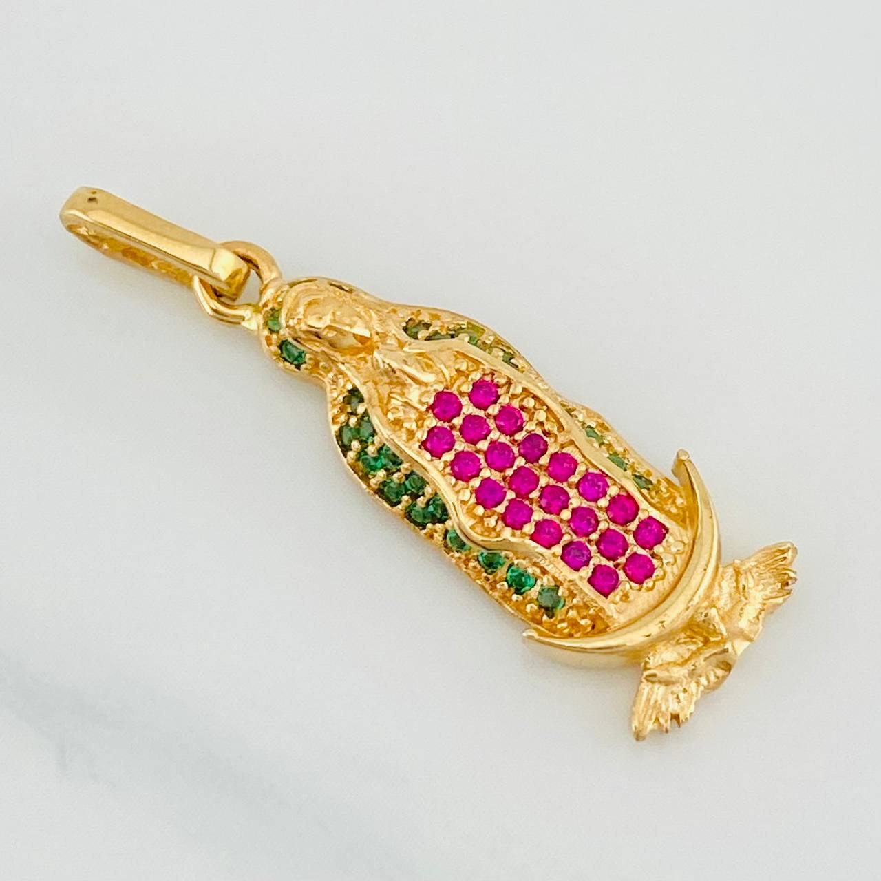 Pendant Virgin Guadalupe 2.35g / 1 1/4 in Yellow Gold 18K