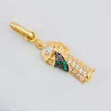 Pendant San Judas 1.1g / 1 in Three Golds 18K