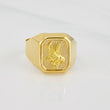 Eagle Ring 3.9g / Size 10 3/4 Yellow Gold 18K