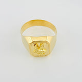 Eagle Ring 3.9g / Size 10 3/4 Yellow Gold 18K