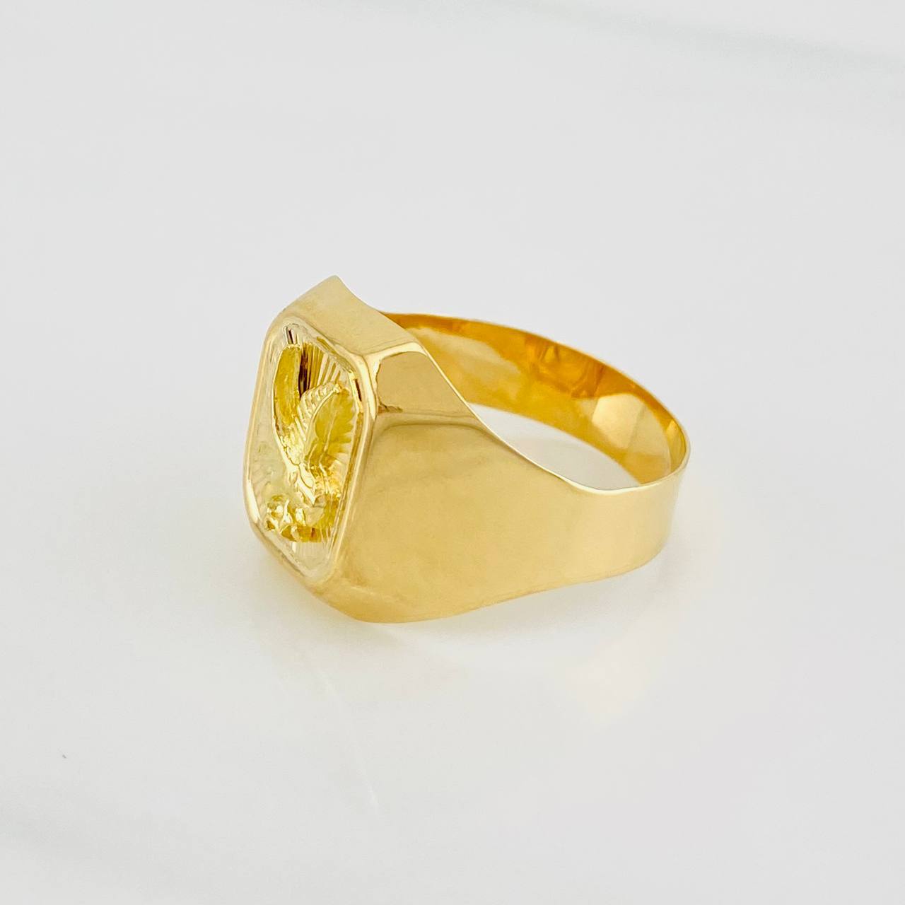 Eagle Ring 3.9g / Size 10 3/4 Yellow Gold 18K