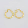 Hoop Earrings Zion 1.45g / 3/4 in Yellow Gold 18K