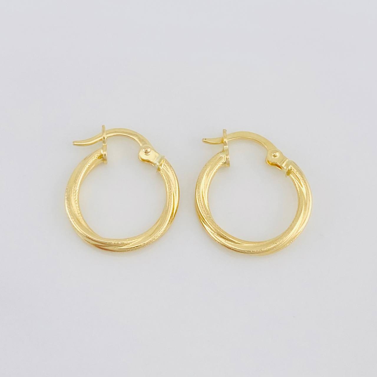 Hoop Earrings Lola 1.1g / 3/4 in Yellow Gold 18K