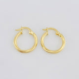 Hoop Earrings Lola 1.1g / 3/4 in Yellow Gold 18K