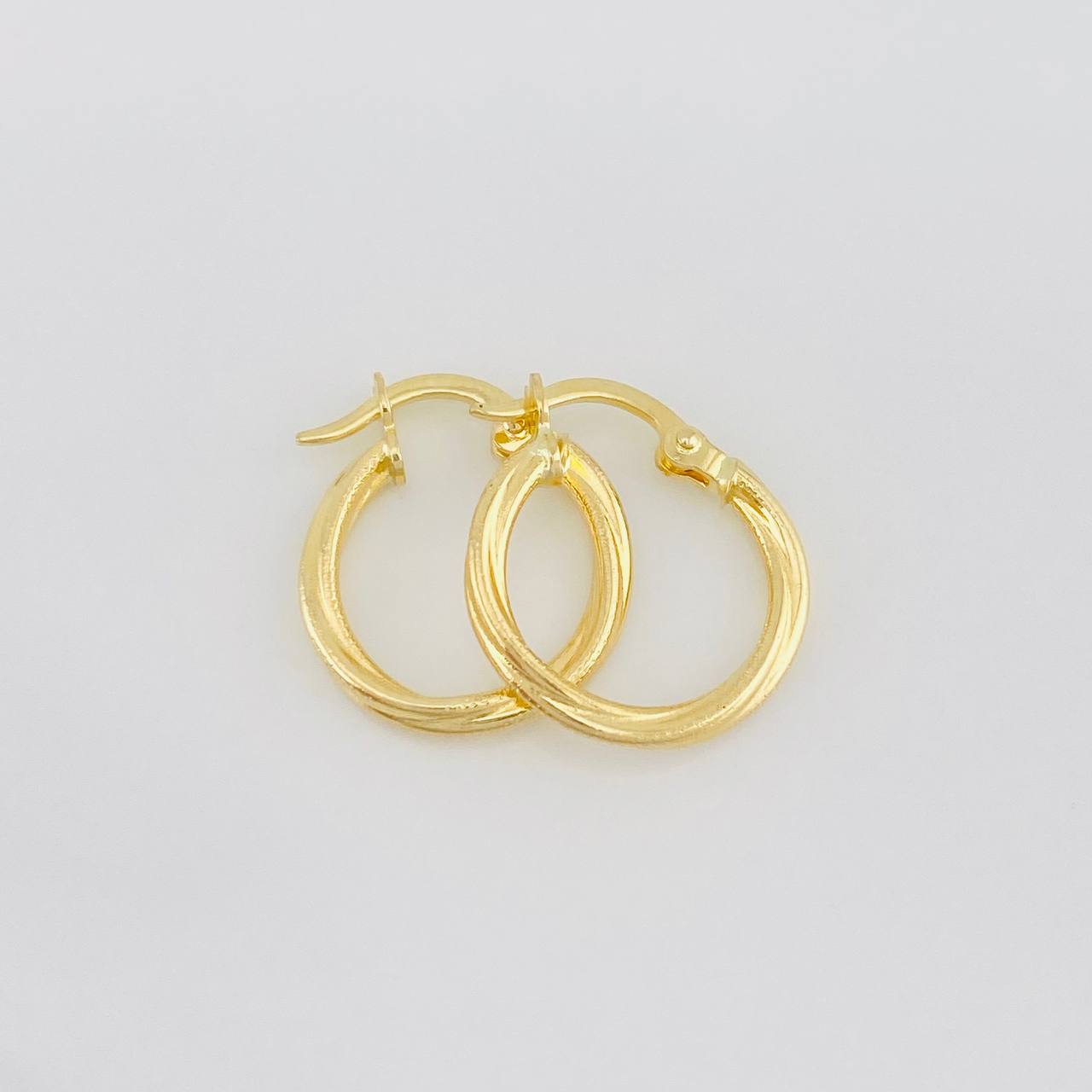 Hoop Earrings Lola 1.1g / 3/4 in Yellow Gold 18K
