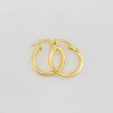 Hoop Earrings Lola 1.1g / 3/4 in Yellow Gold 18K
