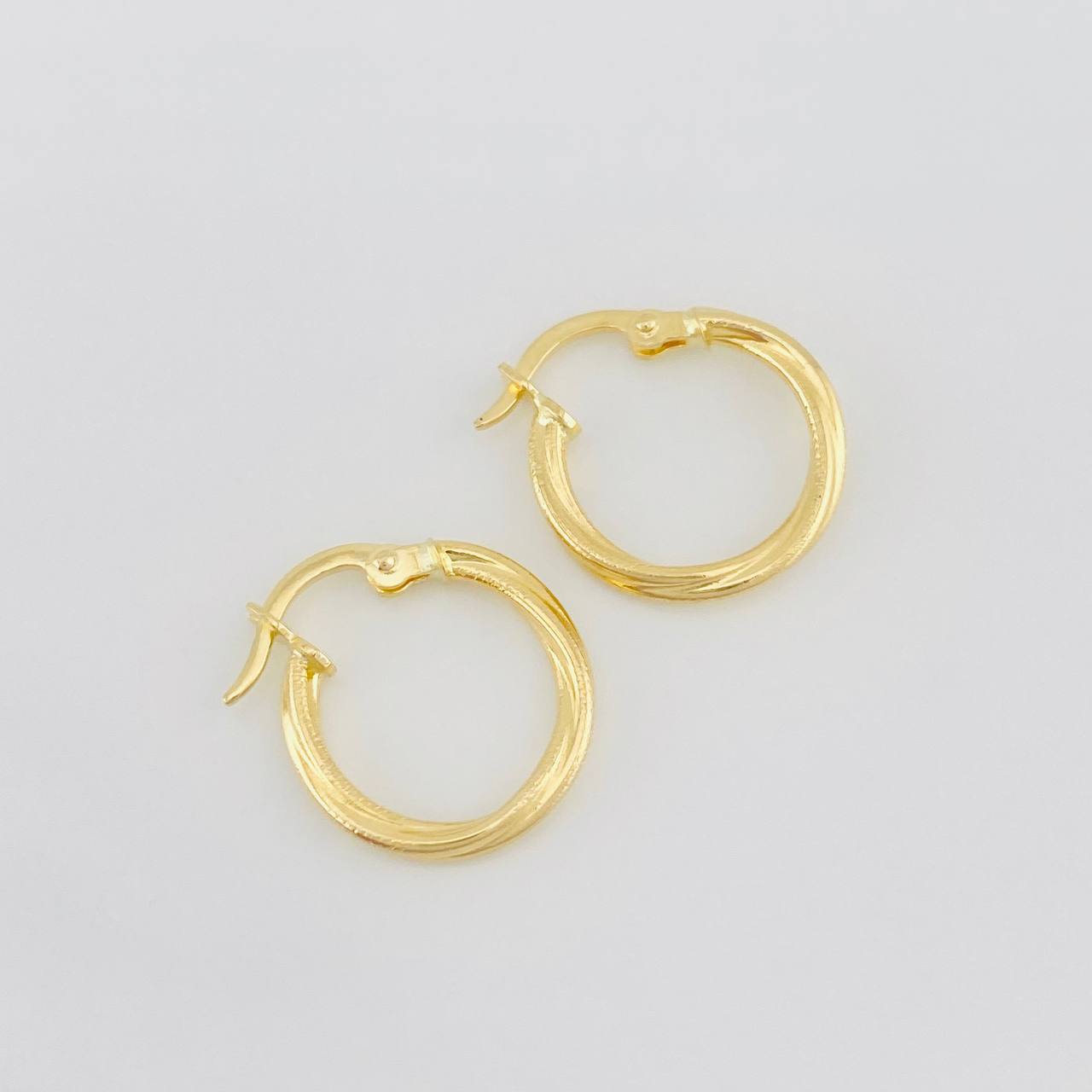 Hoop Earrings Lola 1.1g / 3/4 in Yellow Gold 18K