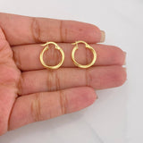 Hoop Earrings Lola 1.1g / 3/4 in Yellow Gold 18K