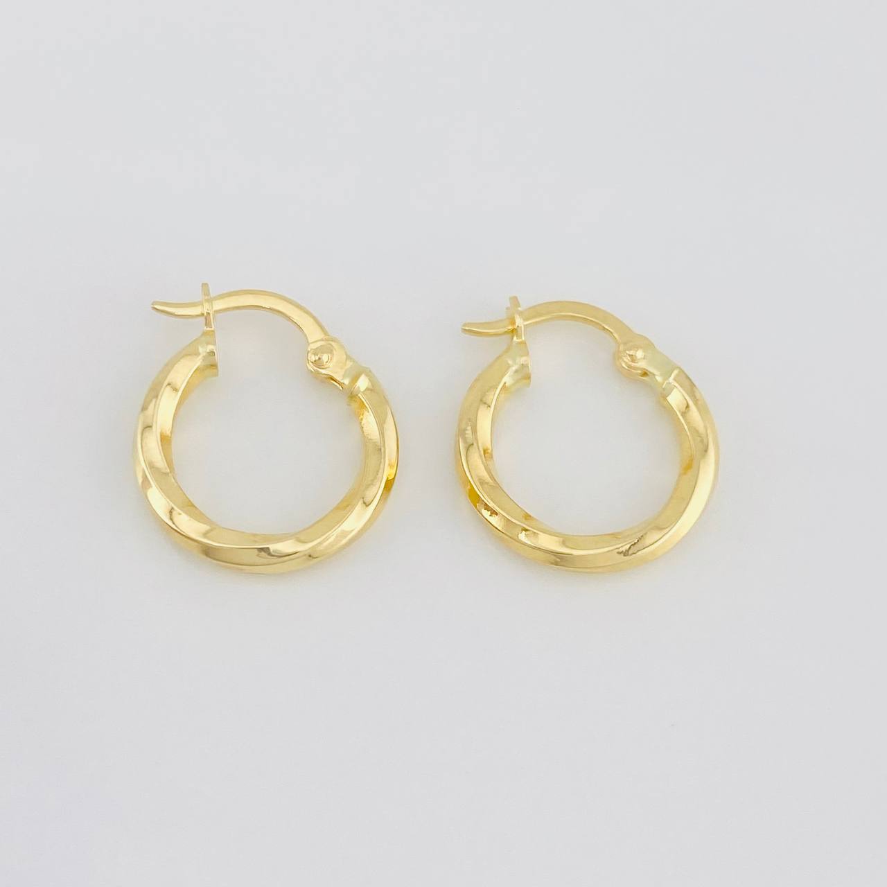 Hoop Earrings Kari 1.15g / 3/4 in Yellow Gold 18K
