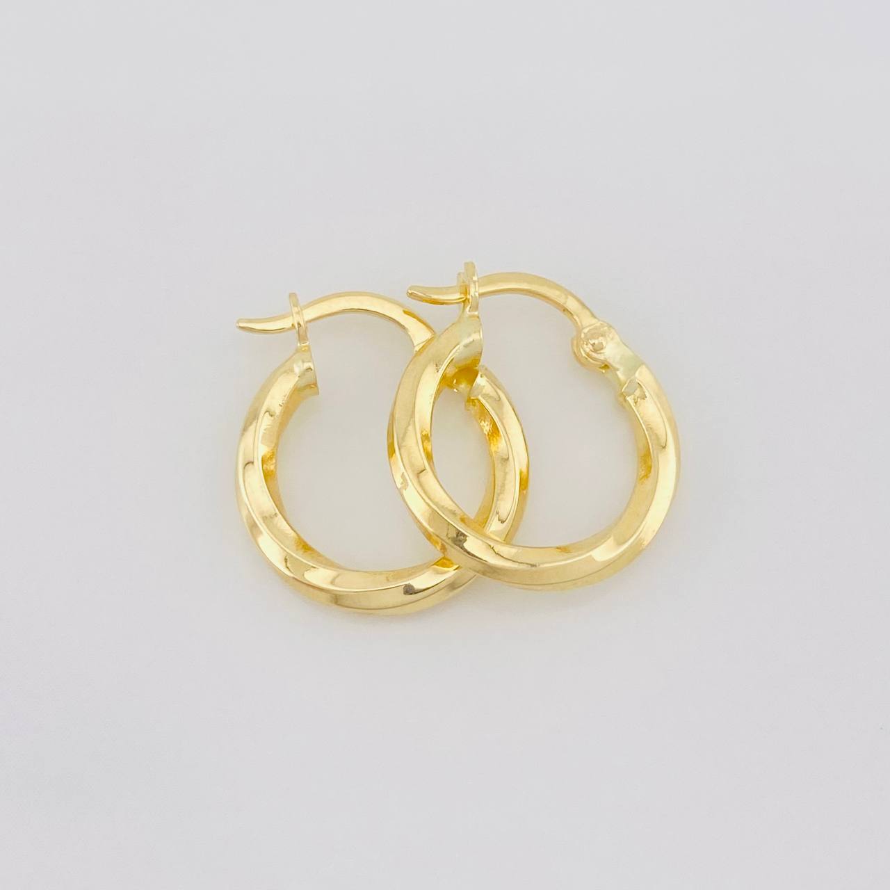 Hoop Earrings Kari 1.15g / 3/4 in Yellow Gold 18K