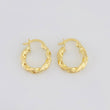 Hoop Earrings Derek 1.55g / 3/4 in 18K Yellow Gold