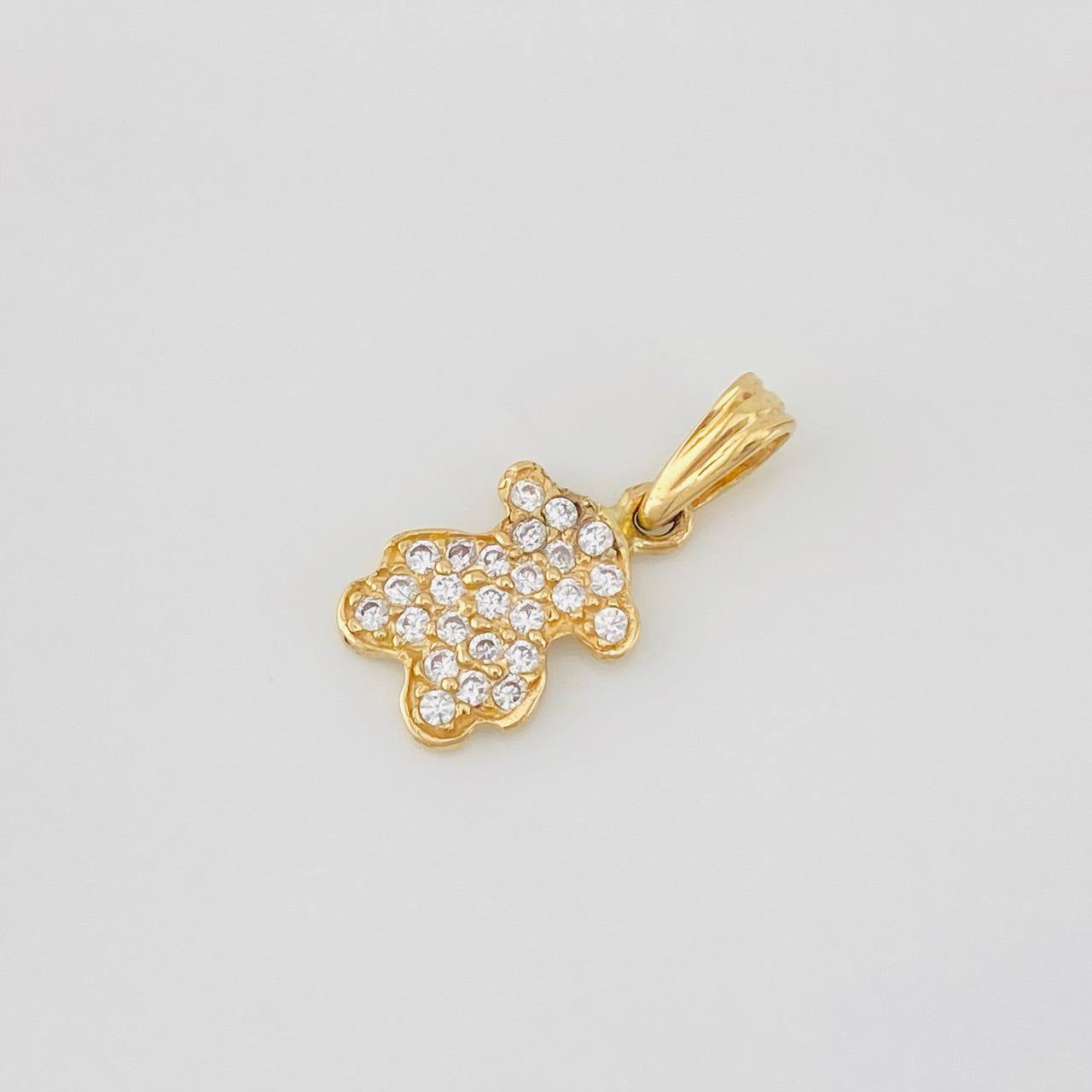 Pendant Bear Ts 0.95g / 3/4 in Yellow Gold 18K