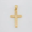Pendant Cross 2.2g / 1 1/4 in Yellow Gold 18K