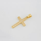 Pendant Cross 2.2g / 1 1/4 in Yellow Gold 18K