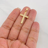 Pendant Cross 2.2g / 1 1/4 in Yellow Gold 18K