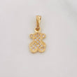 Pendant Bear Ts 0.85g / 3/4 in Yellow Gold 18K
