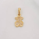 Pendant Bear Ts 0.85g / 3/4 in Yellow Gold 18K