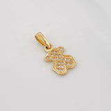Pendant Bear Ts 0.85g / 3/4 in Yellow Gold 18K