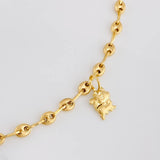 Tobillera GC Dije 4.45g / 10 3/4 in / 3.4mm Oro Amarillo 18K