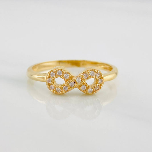 Infinity Ring 1.85g / Size 6 1/4 Yellow Gold 18K
