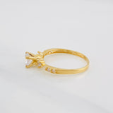 Solitaire Churumbela Ring 1.75g / T5 3/4 Yellow Gold 18K