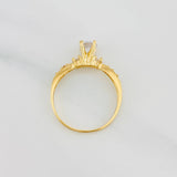Solitaire Churumbela Ring 1.75g / T5 3/4 Yellow Gold 18K