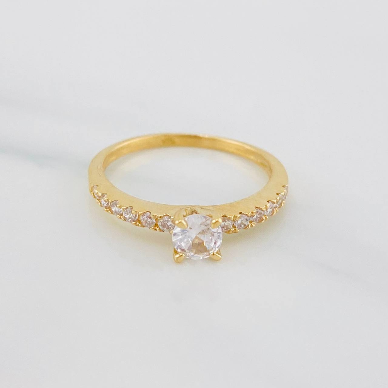 Solitaire Churumbela Ring 2g / T6 1/4 Yellow Gold 18K