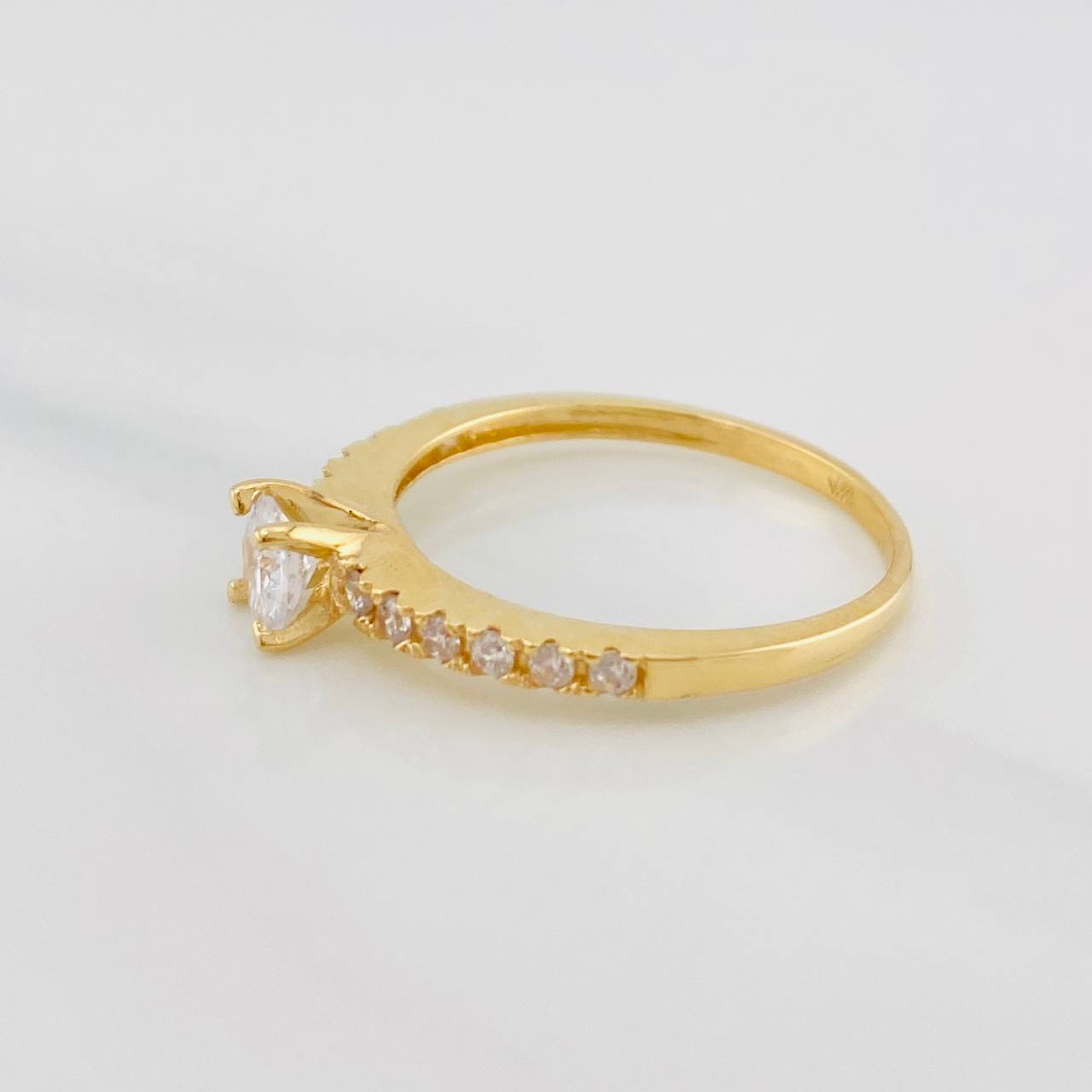 Solitaire Churumbela Ring 2g / T6 1/4 Yellow Gold 18K