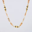 Cadena Rustica Cruzada 3X1 11.55gr / 23 1/2 in / 4.2mm Tres Oros 18K ©