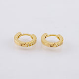 Carril Punteado 1.4gr / 1/2 in / Oro Amarillo 18K *