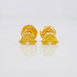 Stud Earrings Rainbow 0.75g / in / 3.8mm 18K Yellow Gold