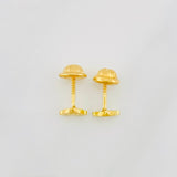 Stud Earrings Rainbow 0.75g / in / 3.8mm 18K Yellow Gold