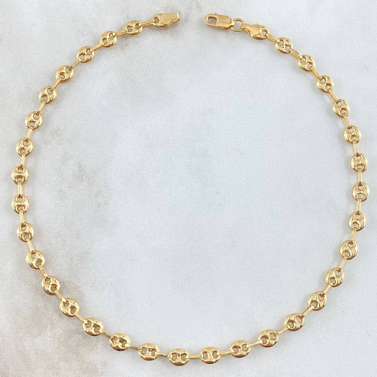 Ankle Bracelet GC 3.85gr / 26.5cm / 4.2mm Yellow Gold 18K