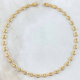 Ankle Bracelet GC 3.85gr / 26.5cm / 4.2mm Yellow Gold 18K