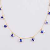 Classic Link Chain Turkish Eye 2.9g / 18 in / 0.9mm Yellow Gold 18K
