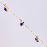 Classic Link Chain Turkish Eye 2.9g / 18 in / 0.9mm Yellow Gold 18K