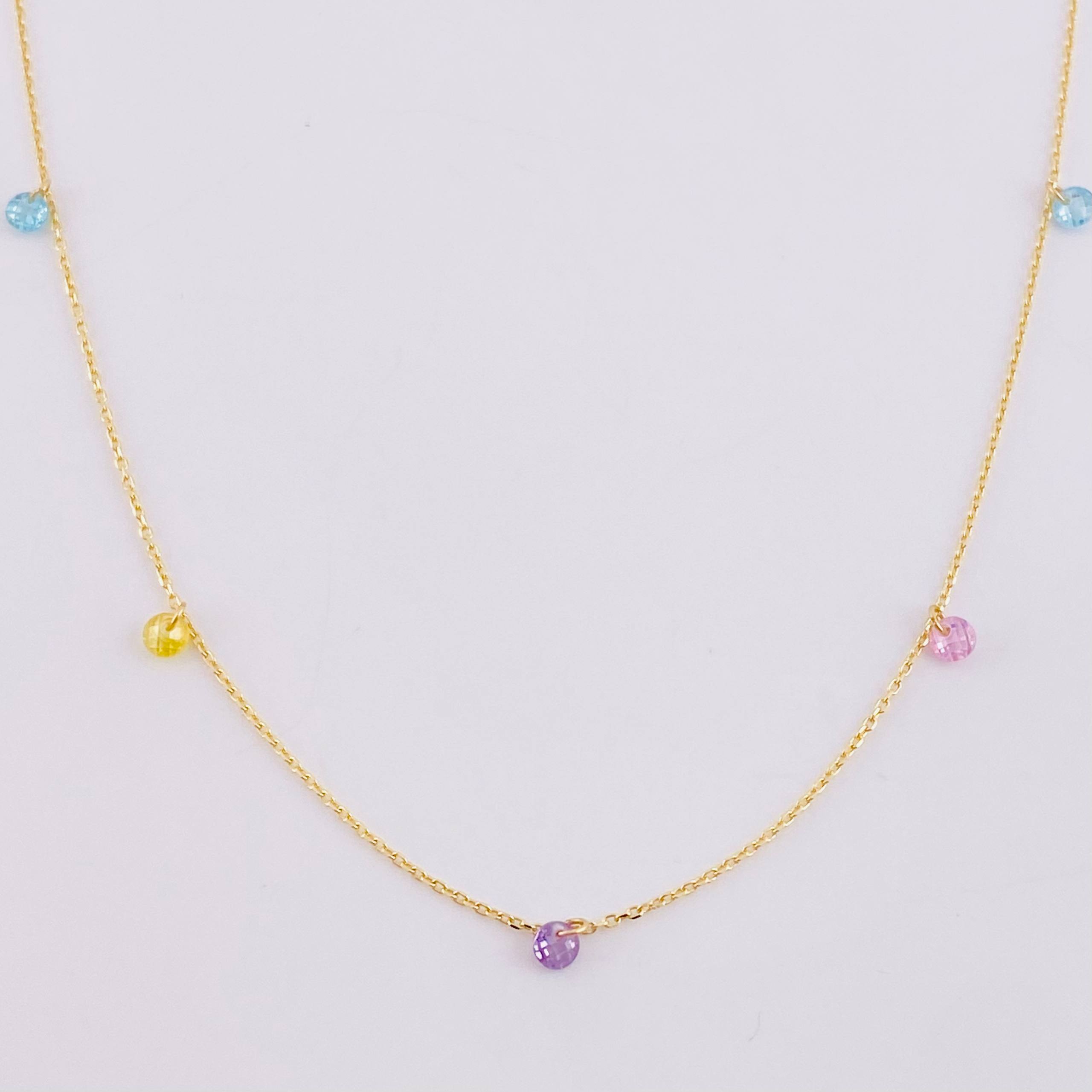 Classic Link Chain Pearls 1.8g / 18 in / 0.9mm Yellow Gold 18K