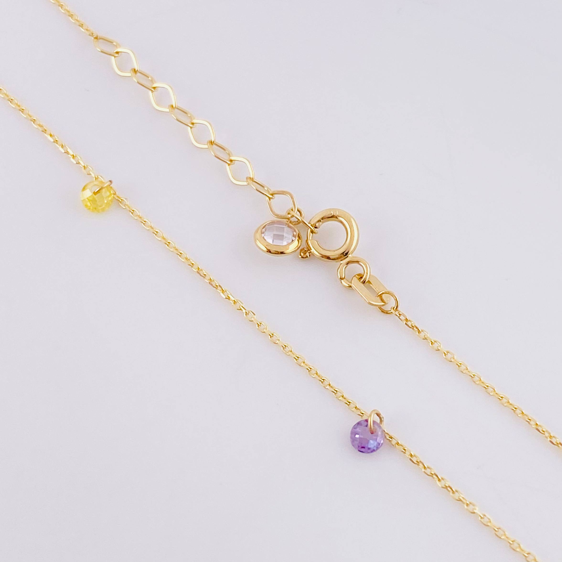 Classic Link Chain Pearls 1.8g / 18 in / 0.9mm Yellow Gold 18K