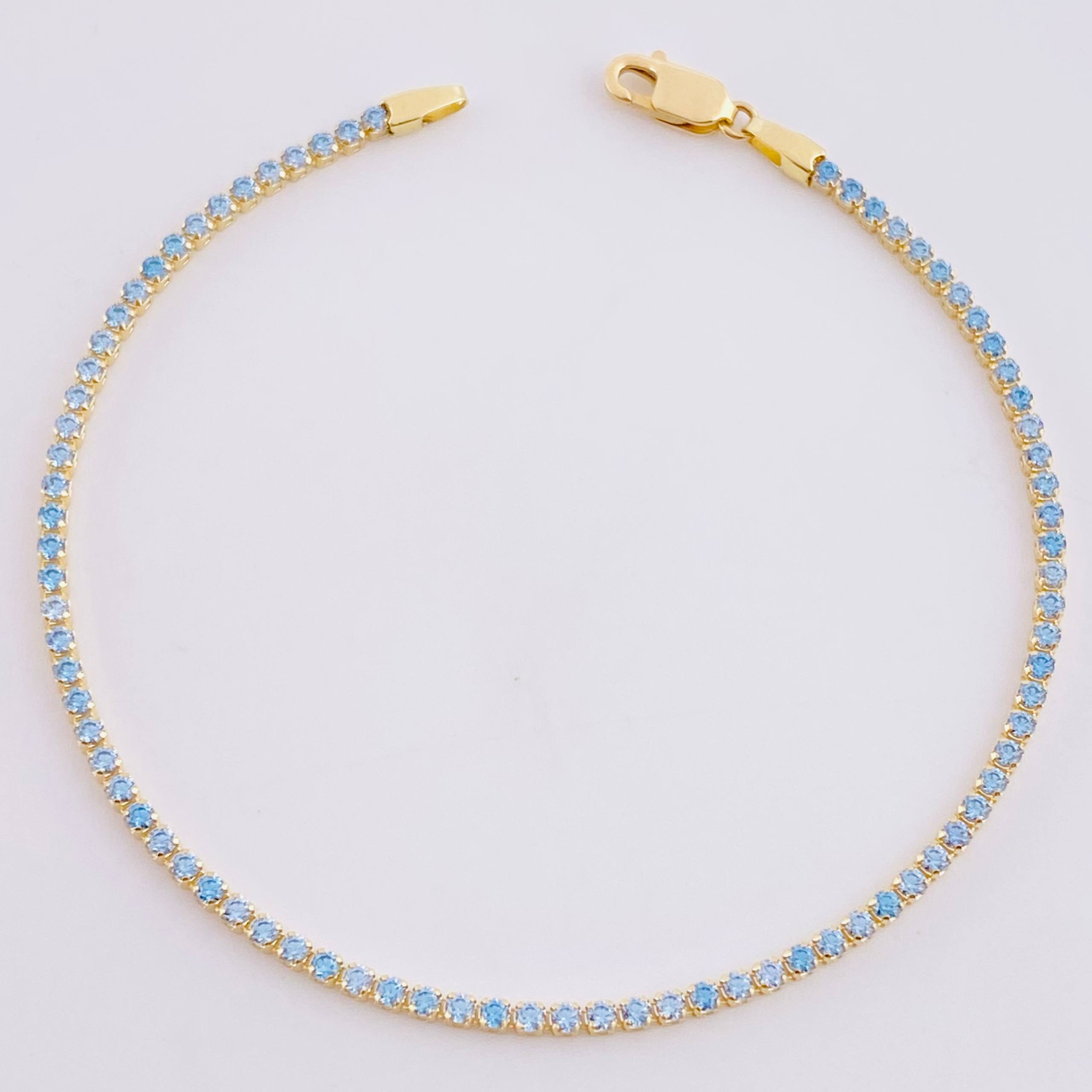 Tennis Bracelet 2g / 6 1/2 in / 1.5mm 18K Yellow Gold