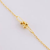 Bracelet Classic Link Celula 2.2g / 8 1/4 in - 7 1/4 in / 1.3mm Yellow Gold 18K