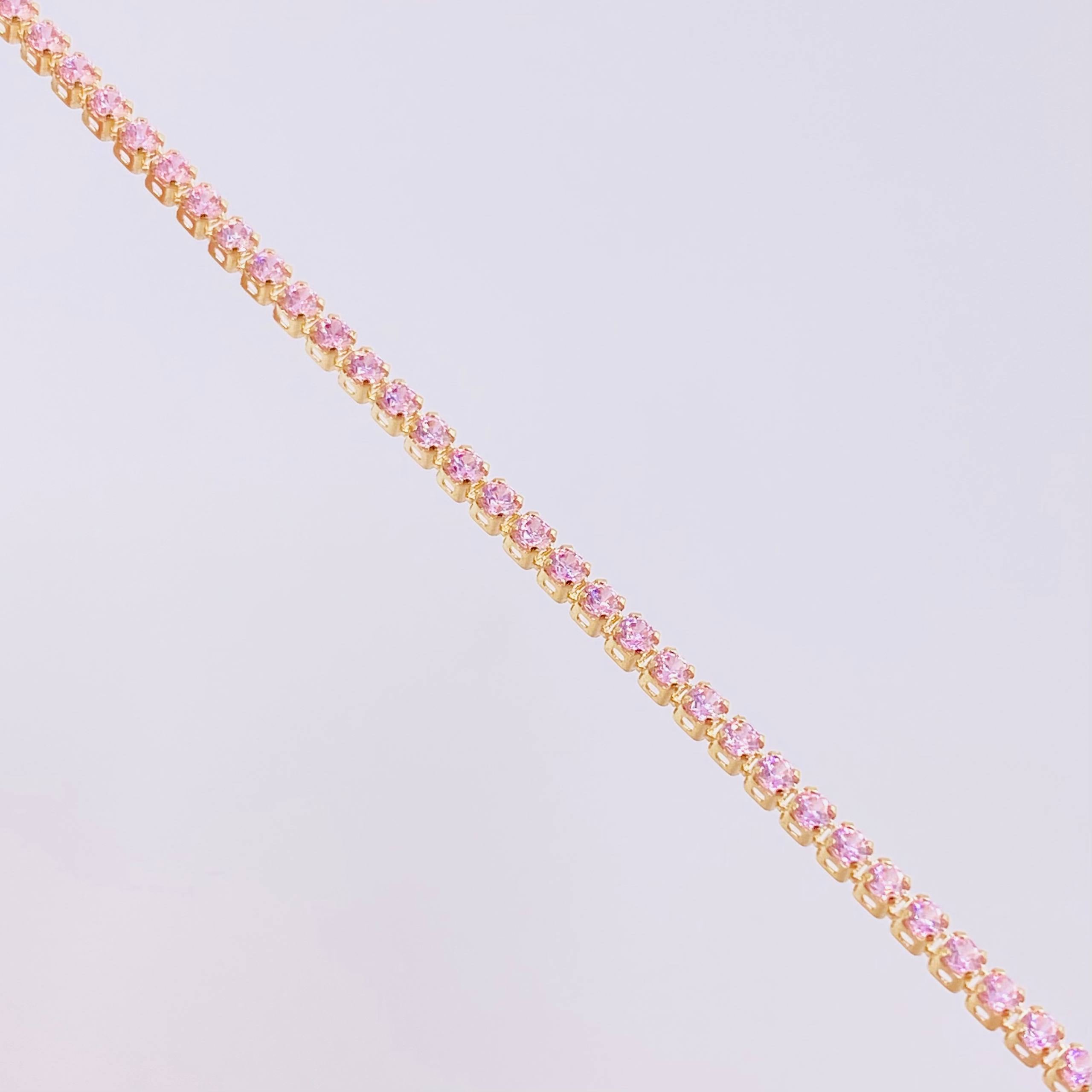 Tennis Bracelet 2g / 6 1/2 in / 1.5mm Yellow Gold 18K