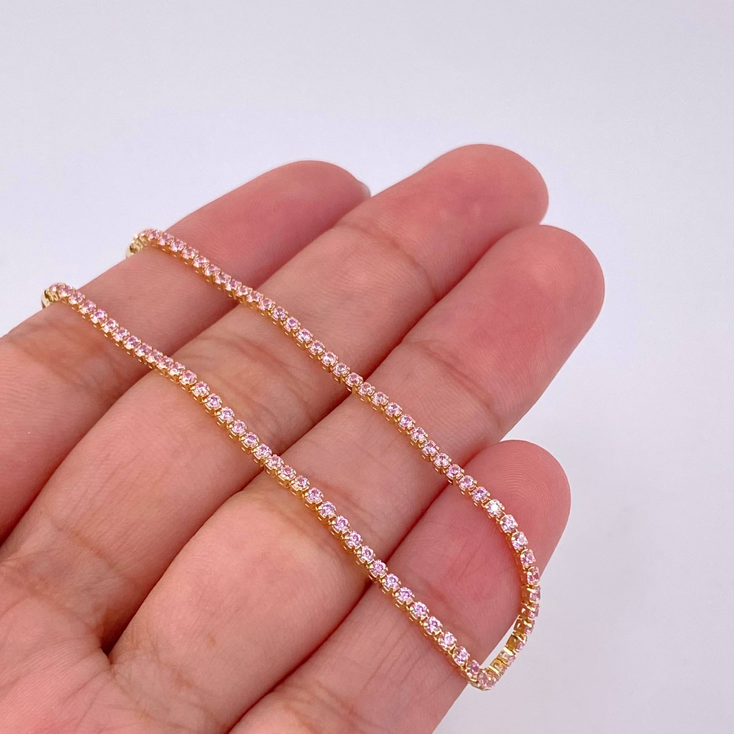 Tennis Bracelet 2g / 6 1/2 in / 1.5mm Yellow Gold 18K