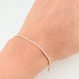 Tennis Bracelet 2g / 6 1/2 in / 1.5mm Yellow Gold 18K