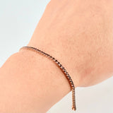 Tennis Bracelet 5.9g / 8 in / 2mm 18K Rose Gold
