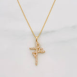 Classic Link Chain + Faith Pendant / 2.55g / 17 3/4 in 18K Yellow Gold