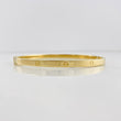 Bracelet Screw Hoop 5.8g / 7 in / 4mm Yellow Gold 18K
