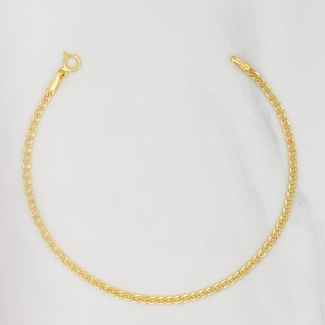 Cuban Links Bracelet 1.15g / 7 1/4 in / 2.1mm 18K Yellow Gold