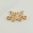Herraje Mariposa 0.65gr / 1/2 in / Oro Amarillo 18K $